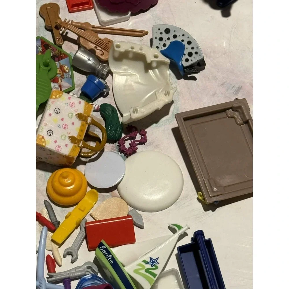 Vintage Playmobil Mixed Lot Figures Accessories Beach Boat Summer Fun Geobra